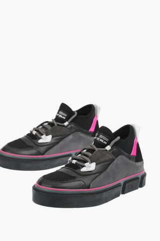 Sneakers COUNTY VULCANIZED in Pelle e Tessuto
