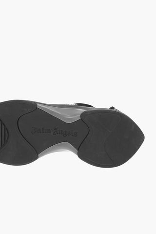 leather and fabric RECOVERY sneakers