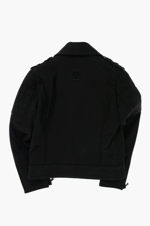 Leather AWAKE Biker with zip sleeve