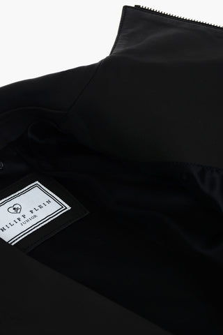 Leather AWAKE Biker with zip sleeve