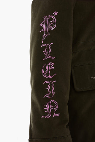 Parka with removable inner and real fur detail