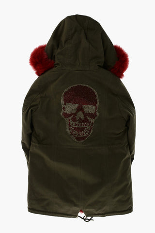 Parka LUXURY with removable inner and real fur detail