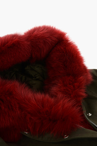 Parka LUXURY with removable inner and real fur detail
