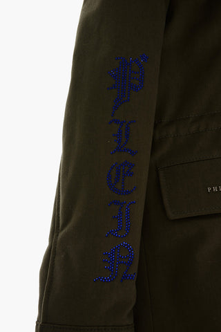 Parka with removable inner and real fur detail