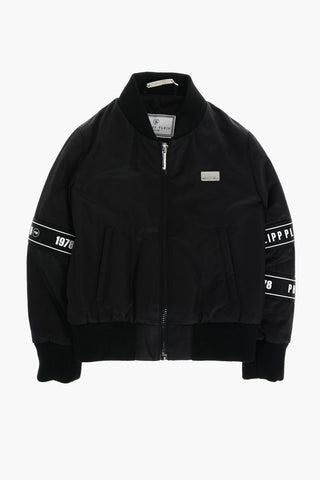 EST 1978 Bomber STATEMENT a 2 tasche con bande logate