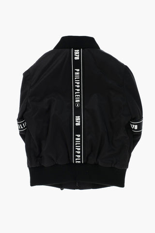EST 1978 Bomber STATEMENT a 2 tasche con bande logate
