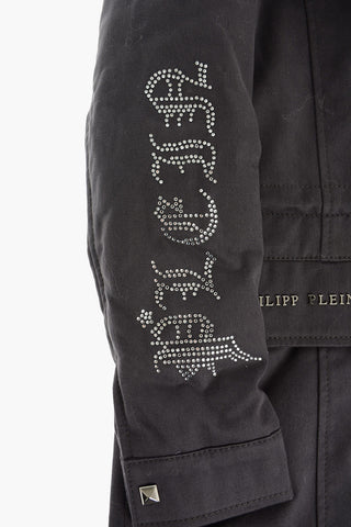 Parka with removable inner and real fur detail