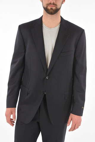 virgin wool side vents notch lapel 2-button MANTUA suit