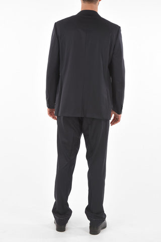 virgin wool side vents notch lapel 2-button MANTUA suit