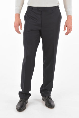 virgin wool side vents notch lapel 2-button MANTUA suit