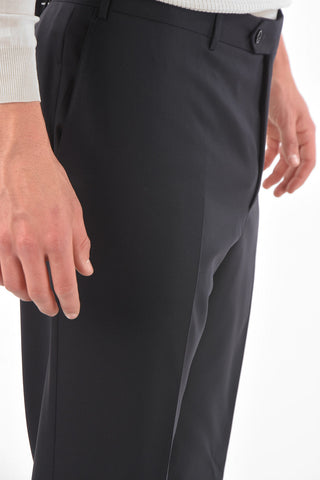 virgin wool side vents notch lapel 2-button MANTUA suit