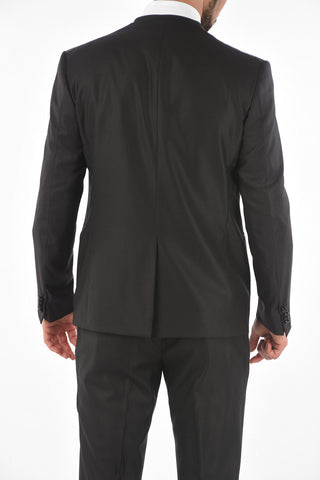 Satin Detail Collarless ACADEMY Ceremony Suit