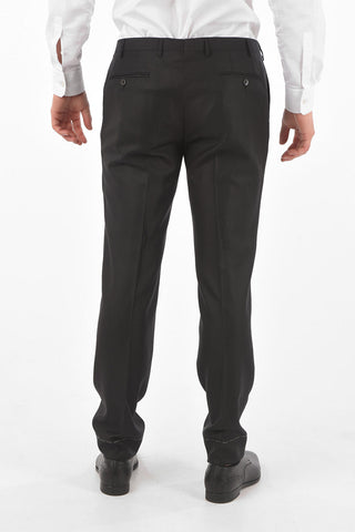 Satin Detail Collarless ACADEMY Ceremony Suit