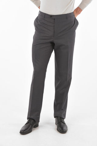 virgin wool side vents notch lapel 2-button LEADER suit