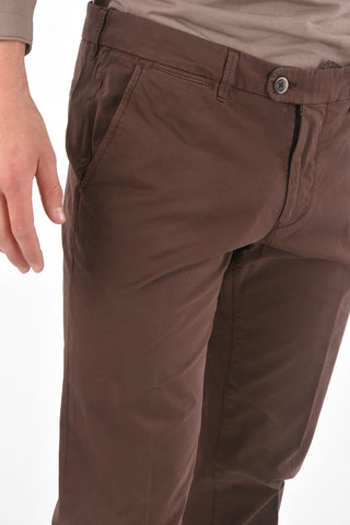 ID 5 Pocket Stretch Cotton Pants with Belt Loops