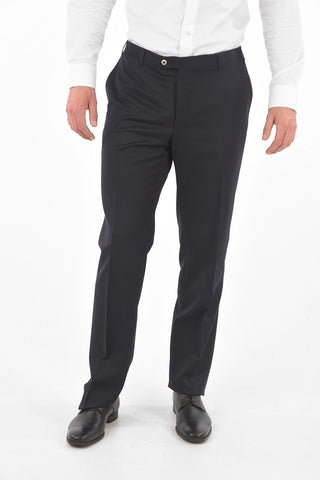 Pantaloni 4 Tasche LEADER in Lana Vergine Twill