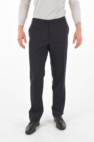 Super 150'S Extrafine Virgin Wool LEADER Suit with Flap Pockets