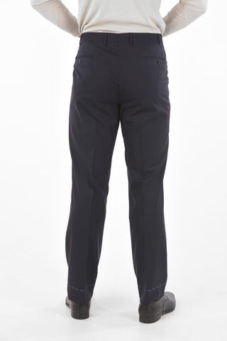 Super 150'S Extrafine Virgin Wool LEADER Suit with Flap Pockets