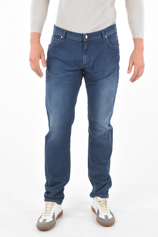 ID LUXURY DENIM Jeans 5 Tasche con Lavaggio Scuro