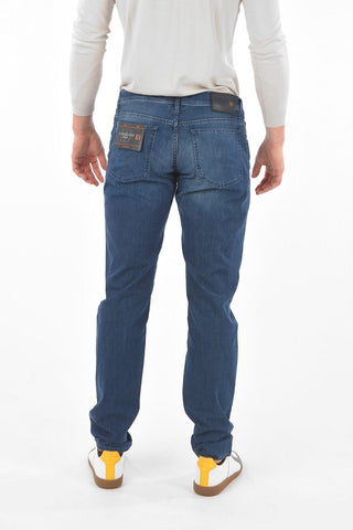 ID LUXURY DENIM Jeans 5 Tasche con Lavaggio Scuro