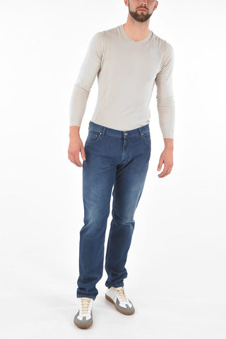 ID LUXURY DENIM Jeans 5 Tasche con Lavaggio Scuro