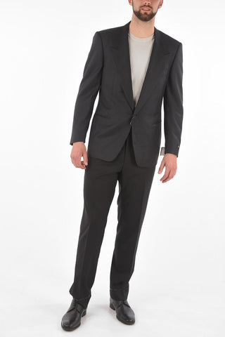 Super 130's Extrafine Virgin Wool CERIMONY MASTER Blazer with Peak Lapel