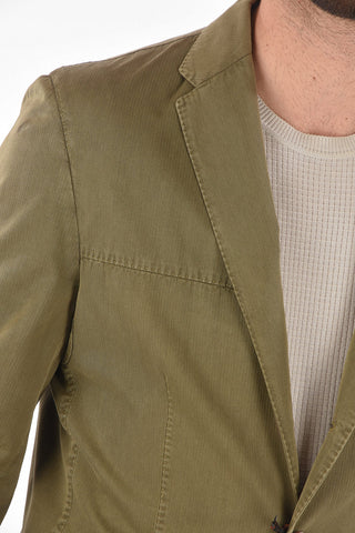 ID Patch Pocket Unlined Cotton Blend Blazer
