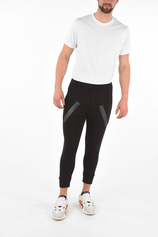 neoprene skinny fit jogger pants