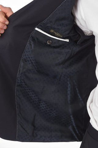 Silk Vrigin Wool CERIMONY ACADEMY Suit Collarless