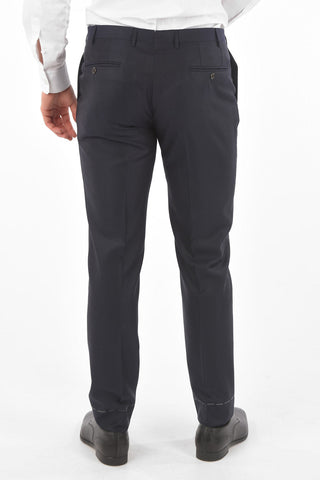 Silk Vrigin Wool CERIMONY ACADEMY Suit Collarless