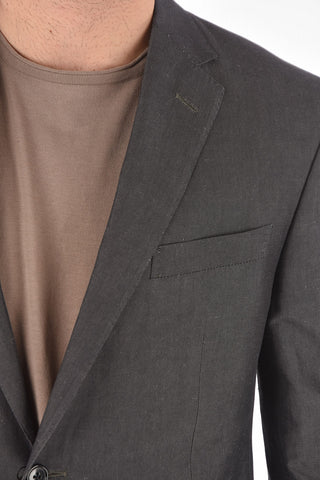 cotton and flax side vents ACADEMY 2-button suit
