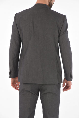cotton and flax side vents ACADEMY 2-button suit