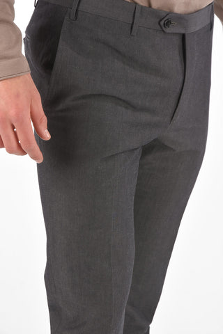 cotton and flax side vents ACADEMY 2-button suit