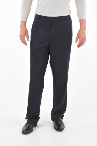Virgin Wool Double Pleat MASTER Pants
