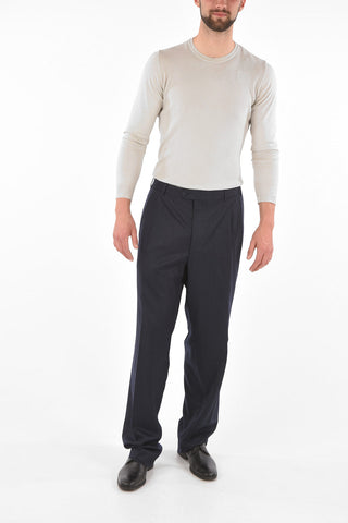 Virgin Wool Double Pleat MASTER Pants