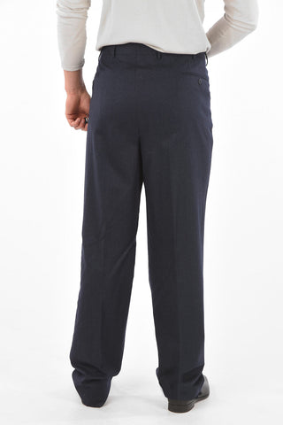 Virgin Wool Double Pleat MASTER Pants