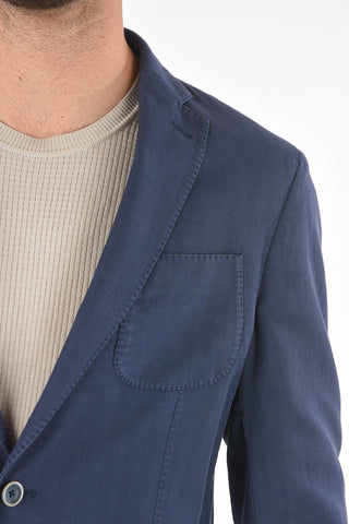 ID Patch Pocket Herringbone Fabric Unlined Blazer