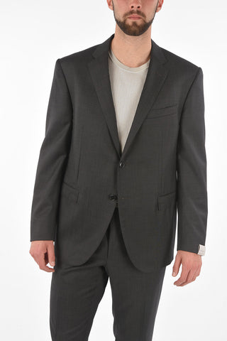 Pin Check ACADEMY Virgin Wool Suit