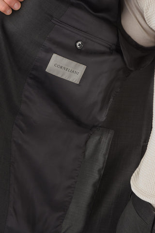 Pin Check ACADEMY Virgin Wool Suit
