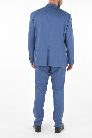  FLAWLESS Virgin-wool LEADER Suit in Herringbone Motif
