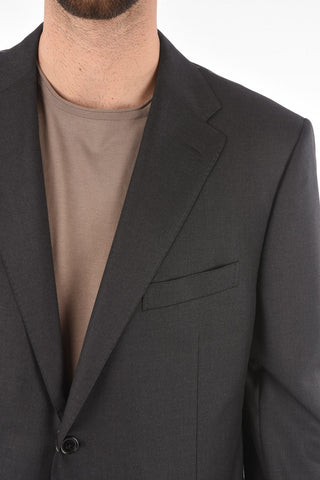 Super 160'S Extra-Fine Virgin Wool Suit MANTUA with Flap Pockets