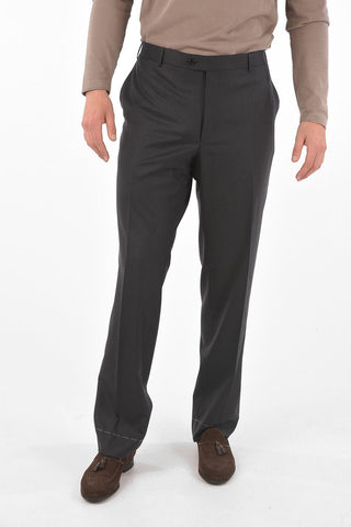 Super 160'S Extra-Fine Virgin Wool Suit MANTUA with Flap Pockets