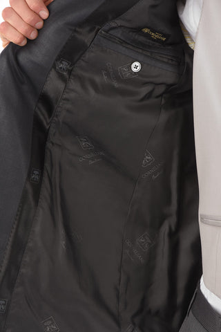 abito tre pezzi con gilet in lana vergine revers a lancia