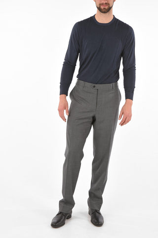 Houndstooth Virgin Wool MANTUA Pants