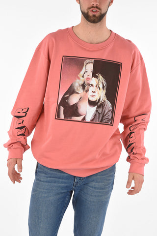 PAURA front maxi printed oversized VINCENT sweatshirt