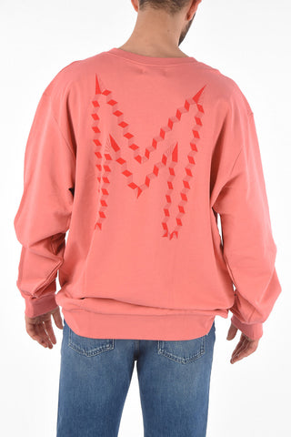 PAURA front maxi printed oversized VINCENT sweatshirt