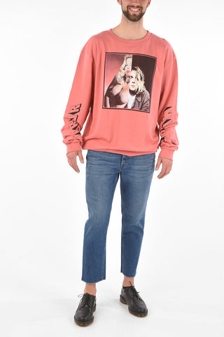 PAURA front maxi printed oversized VINCENT sweatshirt