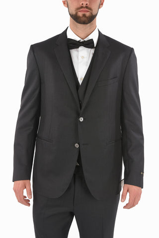 lurex center vent 3 piece waistcoat CERIM.LEADER suit