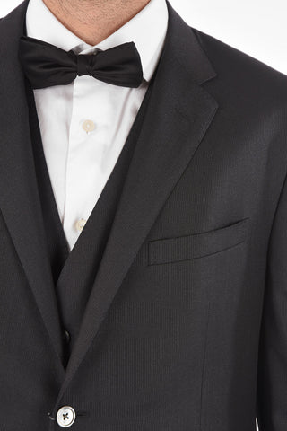 lurex center vent 3 piece waistcoat CERIM.LEADER suit