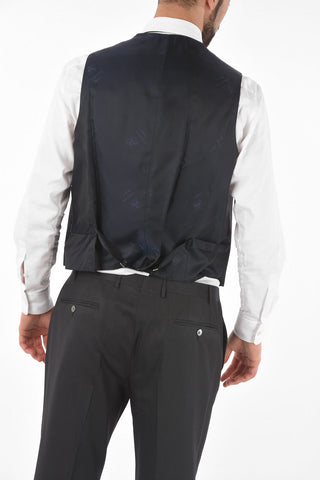 lurex center vent 3 piece waistcoat CERIM.LEADER suit